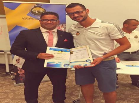 Burj Al-Luqluq Trainer Khaled Abu Dalu Finishes a Training Course in Turkey