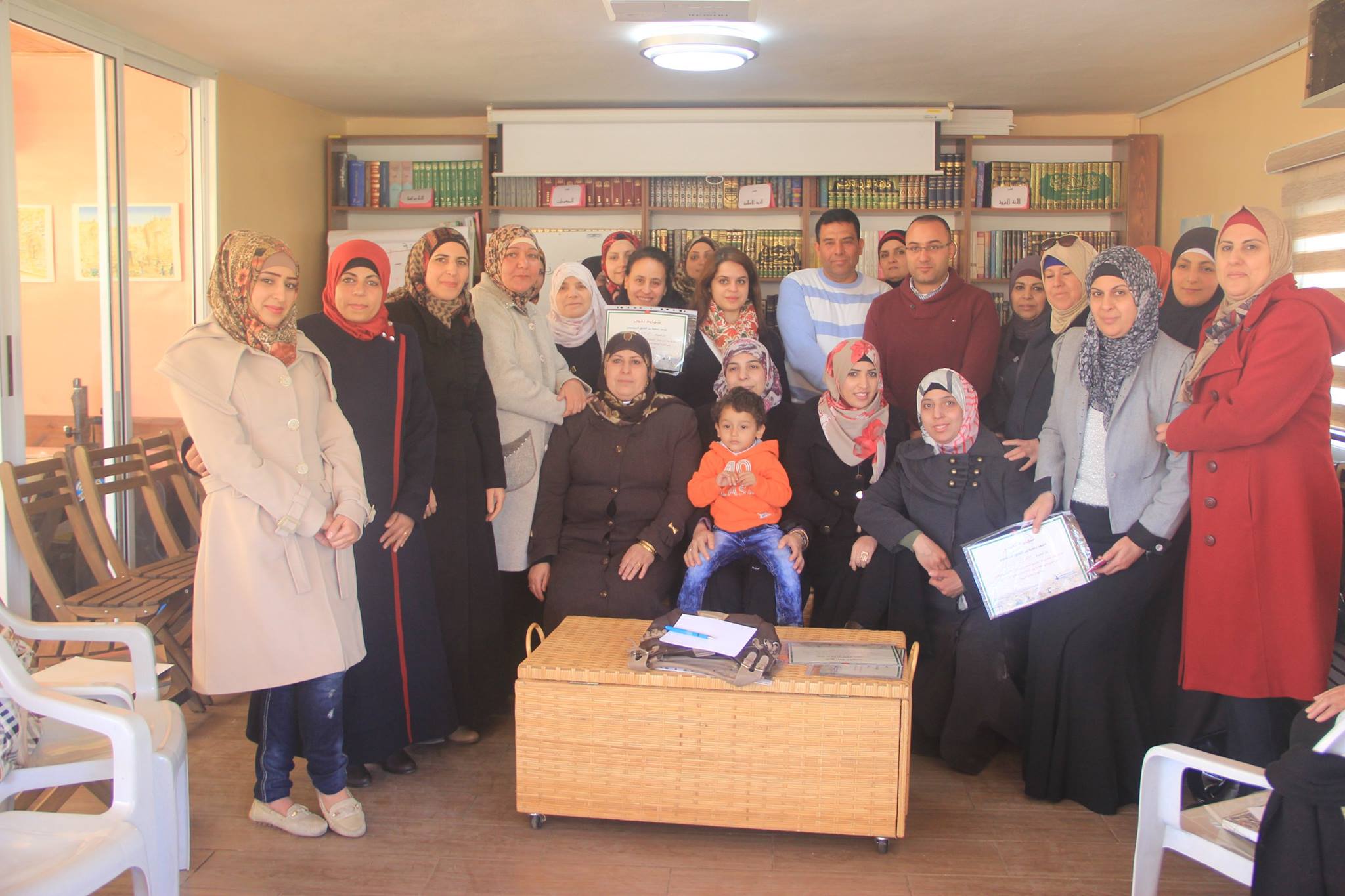 Sponsored and Partnered by Welfare Association Burj Al-Luqluq Social Center Celebrates the Closing Ceremony ‘We Aware our Community’ Project for Women in Bab Hutta and Old City Neighborhoods