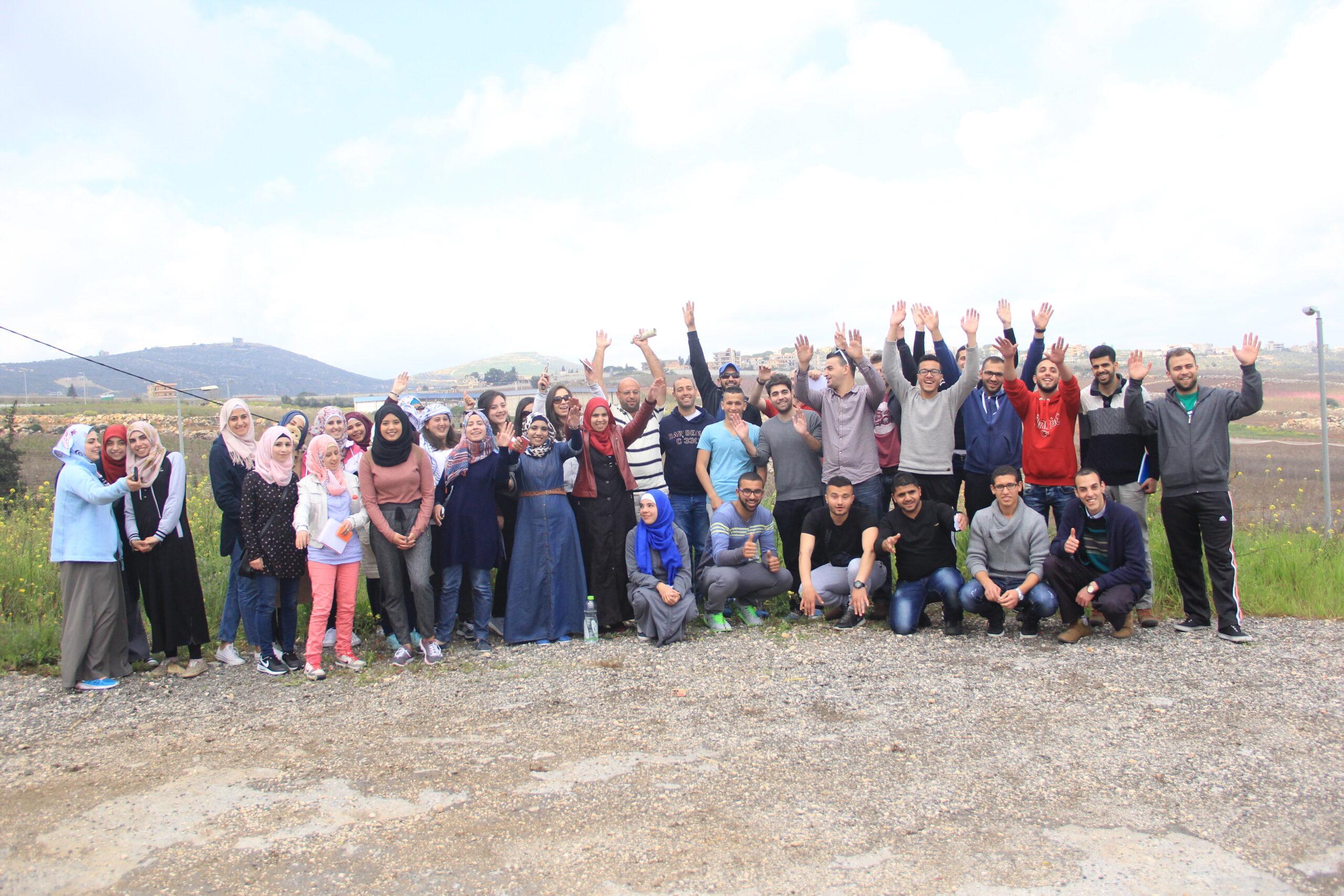 Implemented by Burj Al-luqluq Social Center Society and Supervised by Welfare Association Youth Ambassador Program Part 2 Revives the Land’s Day in a Tour to Galilee and the Wadi Al-Oyoun.