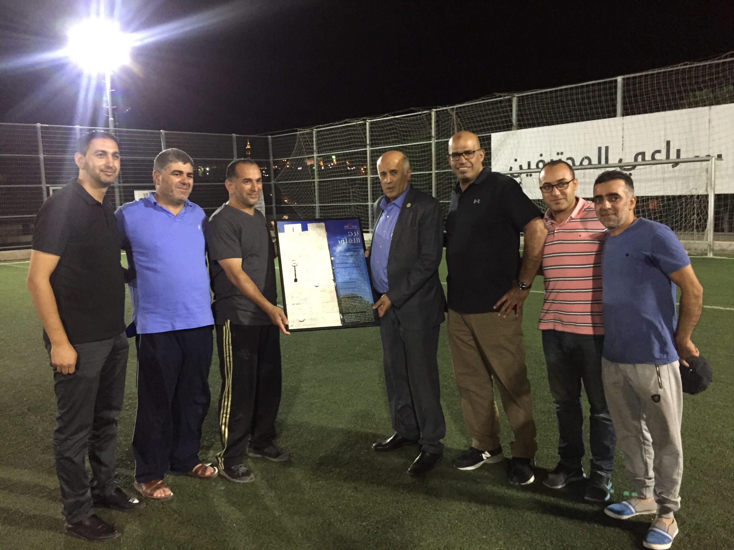 The Head Officer of Higher Council for Youth and Sports ‘Jibreel Rjoub’ Visits Burj Al-Luqluq Social Center Society