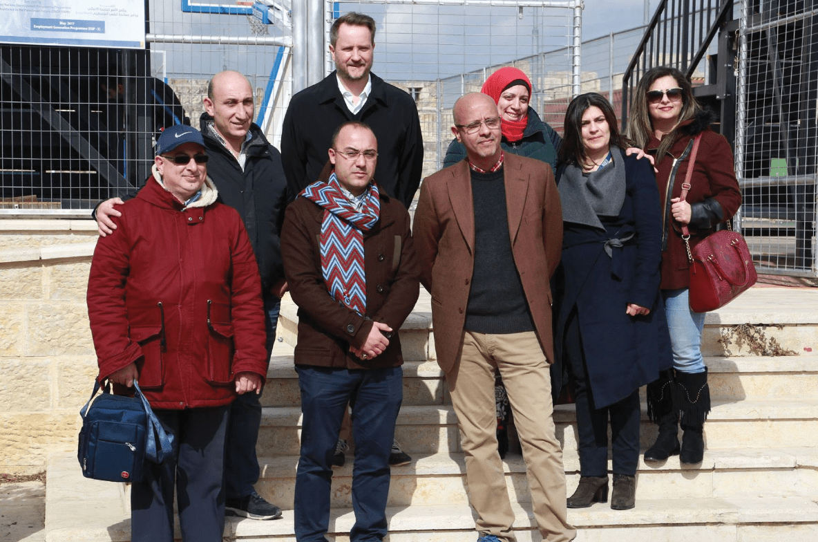 A UNDP Delegation Visits Burj Al-Luqluq