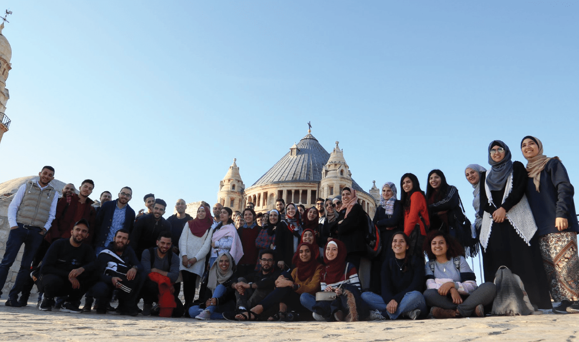 The Young Guide 3 Organizes a Tour around the Historical Jerusalem