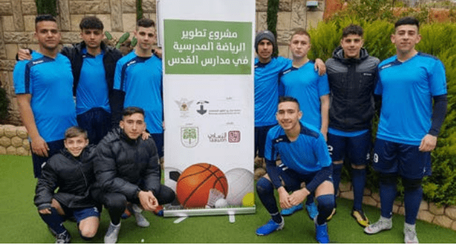 Burj Alluqluq Social Center Society starts high school football Tournament in Jerusalem schools
